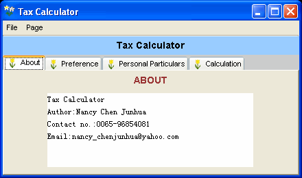 初识 Tax Calculator 应用程序