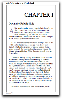 Screenshot of pagination.pdf